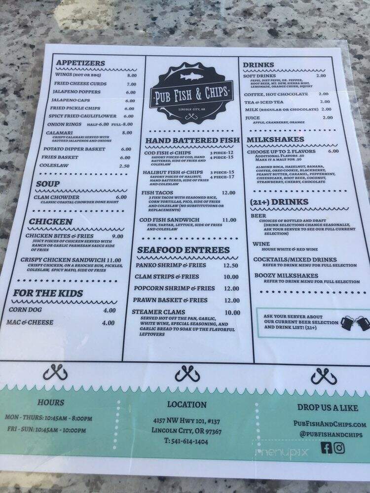 Pub Fish & Chips - Lincoln City, OR