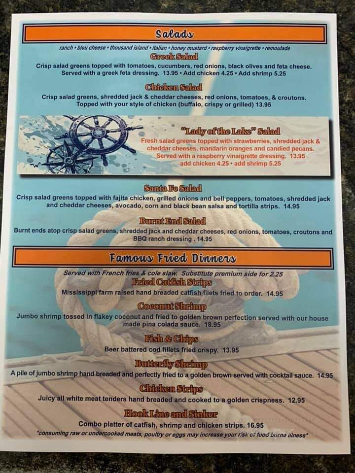 SS Dockside Cafe and Pub - Branson, MO menu_pic