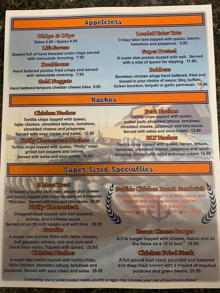 SS Dockside Cafe and Pub - Branson, MO menu_pic