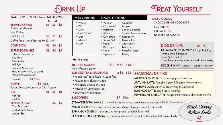 Ruckus Coffee Gallery & Cafe - Pittsburgh, PA menu_pic