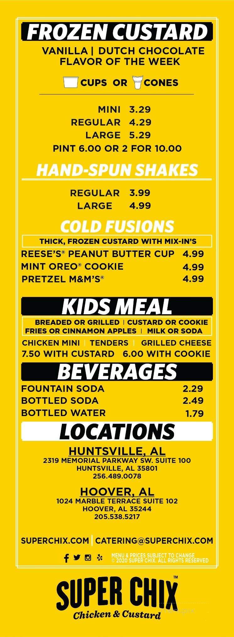 Super Chix - Peachtree City, GA menu_pic