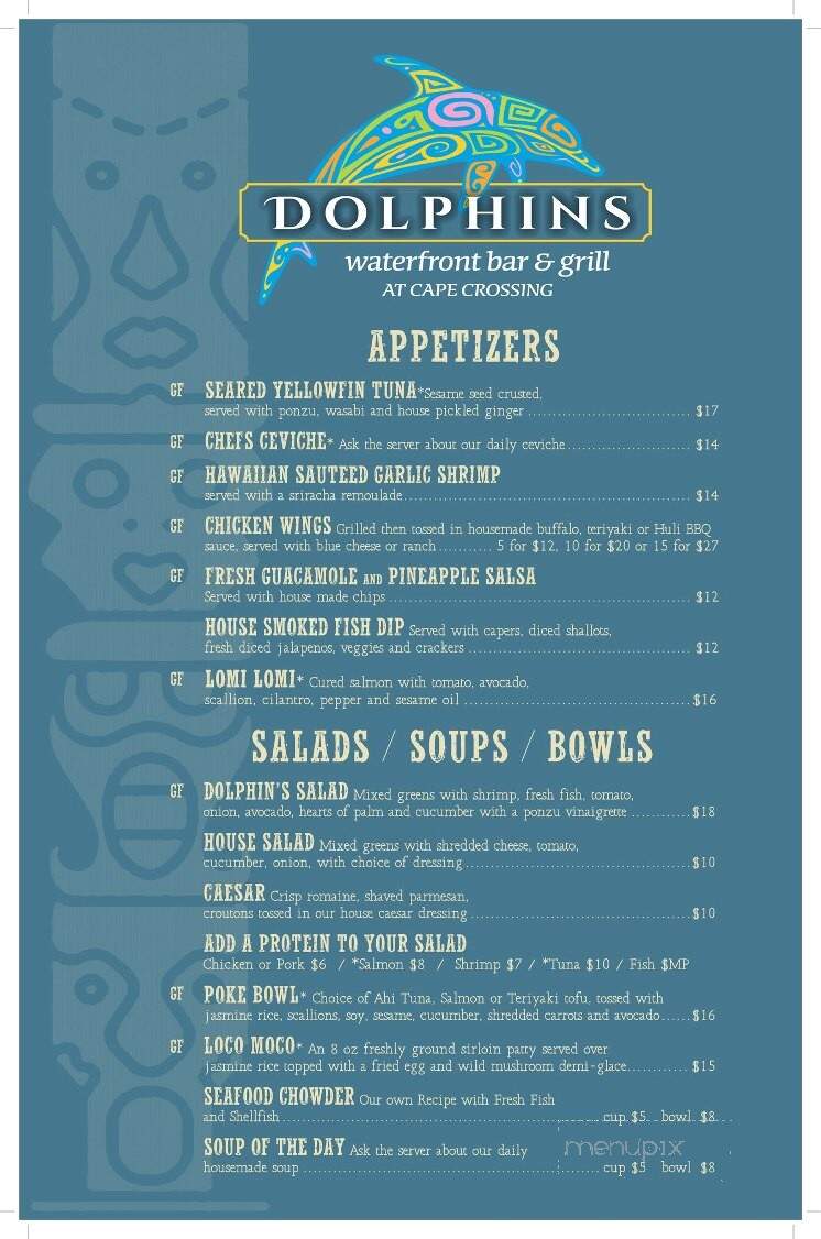 Dolphins Waterfront Bar & Grill - Merritt Island, FL menu_pic