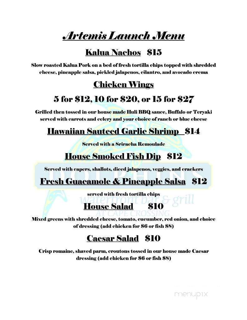 Dolphins Waterfront Bar & Grill - Merritt Island, FL menu_pic