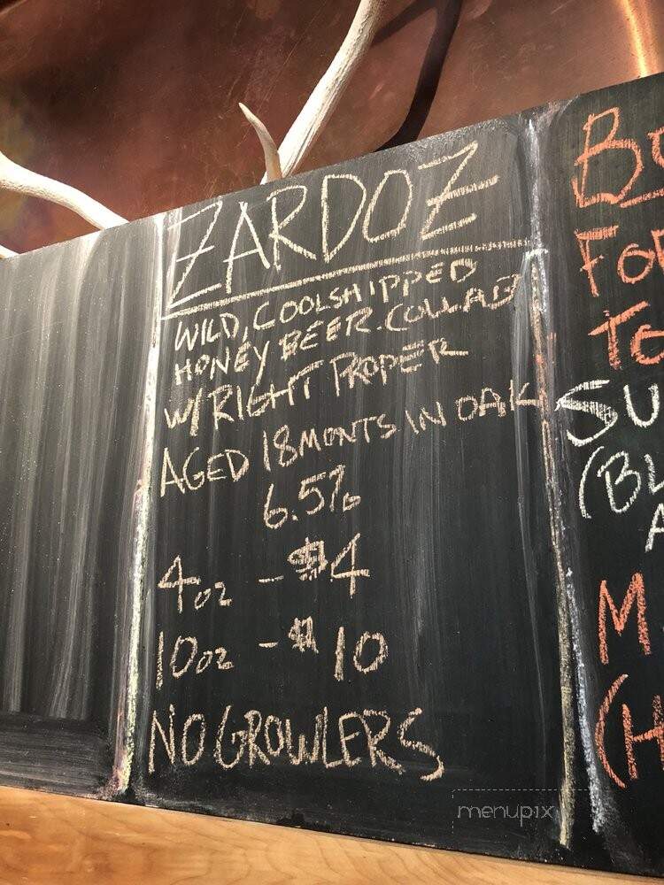 Pen Druid Brewing - Sperryville, VA menu_pic