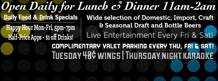 Frankie I's Bar and Grill - Washington, PA menu_pic