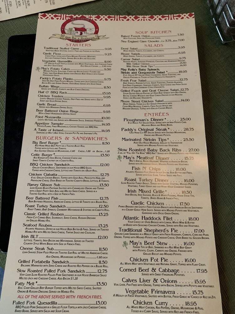 May Kelly's Irish Restaurant - North Conway, NH