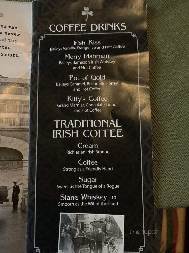 May Kelly's Irish Restaurant - North Conway, NH menu_pic