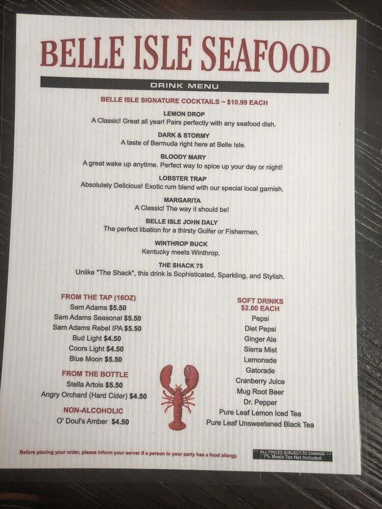 Belle Isle Lobster & Seafood - East Boston, MA