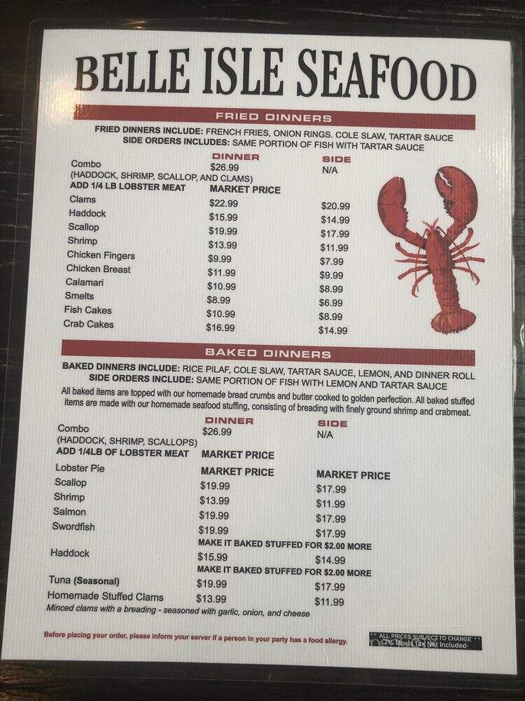 Belle Isle Lobster & Seafood - East Boston, MA