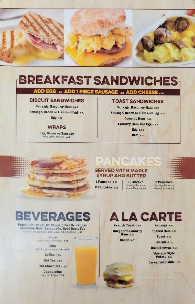 Burgher Haus - California, MO menu_pic