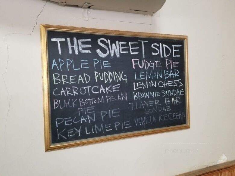 Side Street Restaurant - Raleigh, NC menu_pic