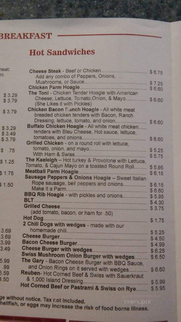 John's General Store - Hawley, PA menu_pic