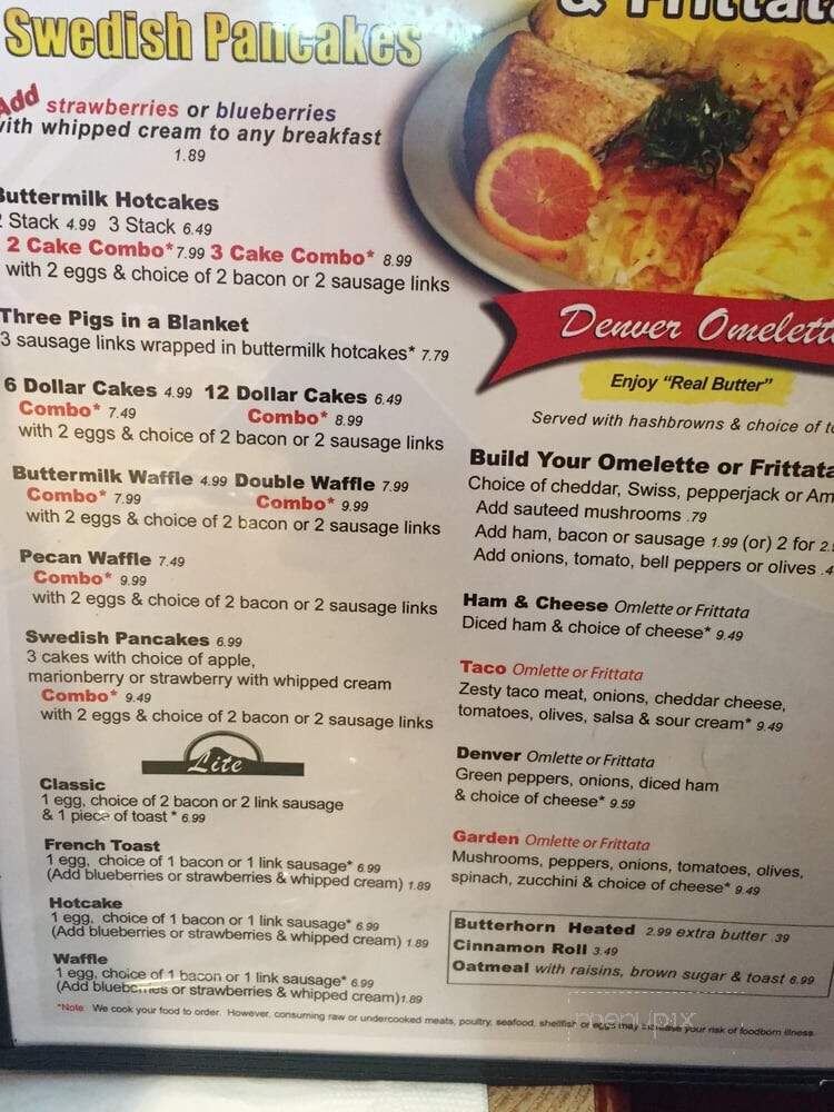 Hilltop Restaurant - Bellingham, WA menu_pic