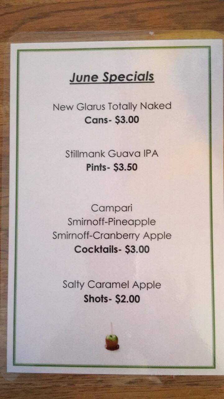 Peninsula Pub - Baileys Harbor, WI menu_pic