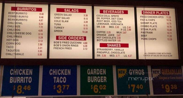 Bob's Burgers - Westminster, CA menu_pic