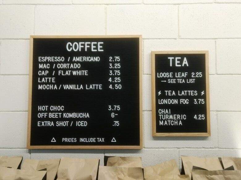 Weird Harbour Espresso Bar - Halifax, NS menu_pic