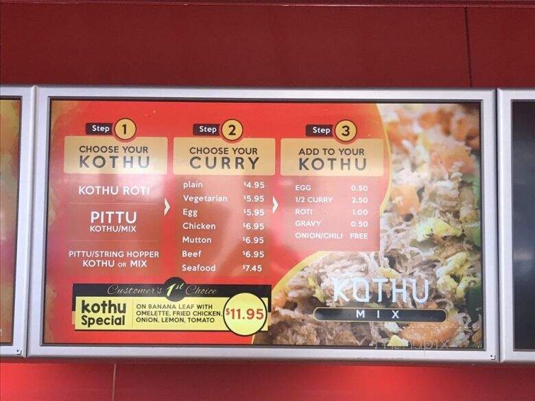 Babu Catering & Take Out - Scarborough, ON menu_pic