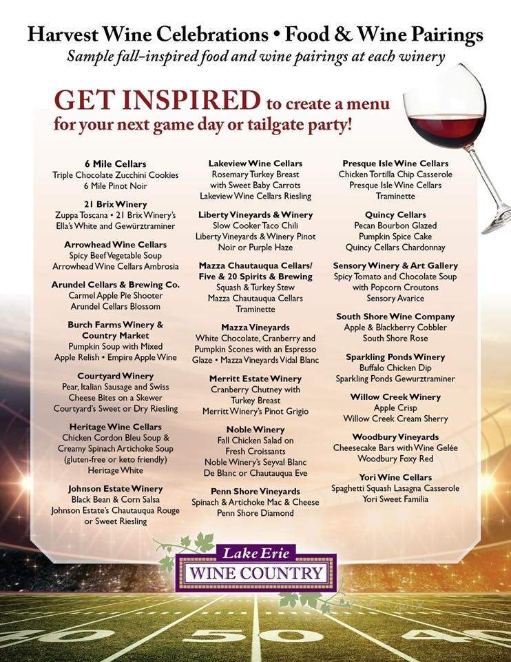 Yori Wine Cellars - North East, PA menu_pic