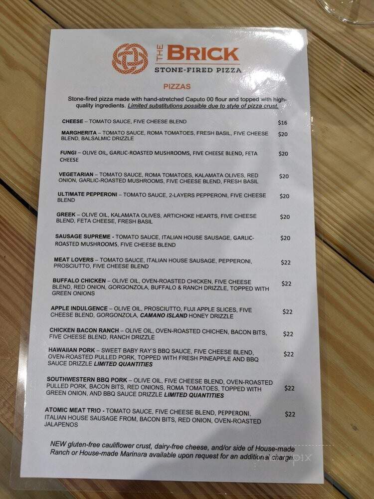 Elemental Cider - Arlington, WA menu_pic