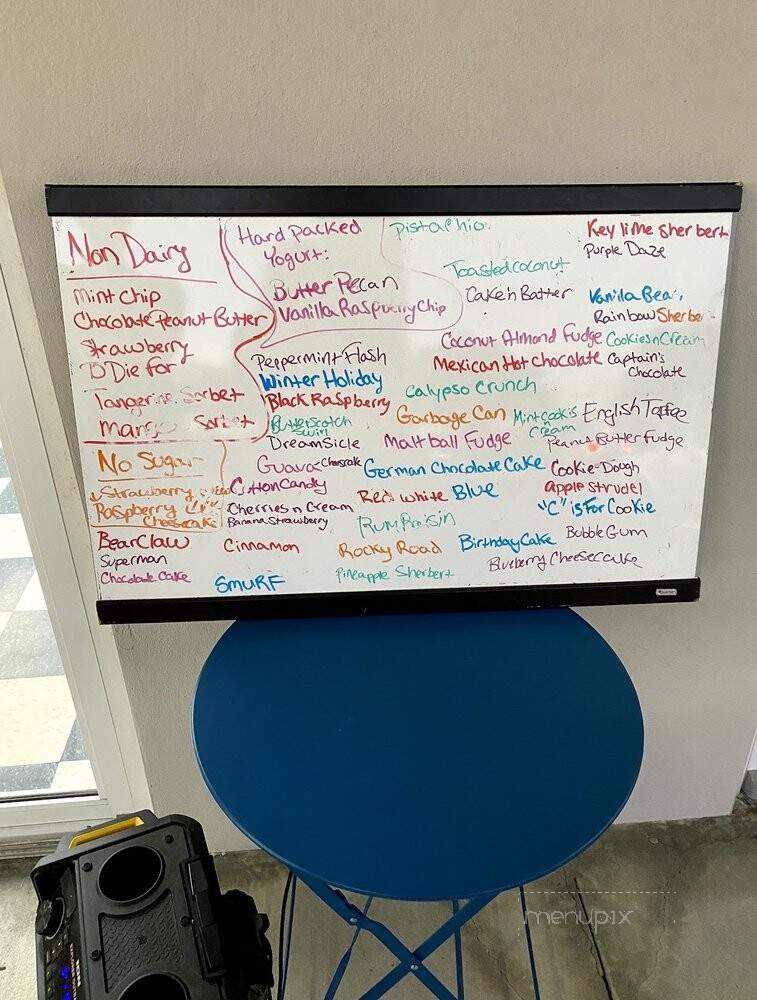 Lakeland Ice Cream Company - Lakeland, FL menu_pic