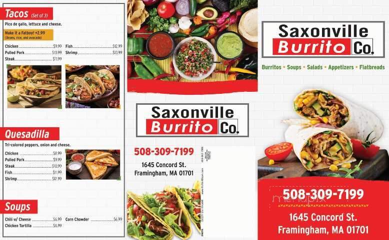Saxonville Burrito Company - Framingham, MA