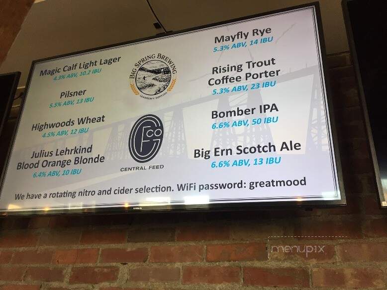 Big Spring Brewing - Lewistown, MT menu_pic