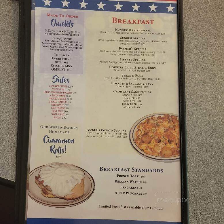 Liberty Restaurant - Liberty, IN menu_pic