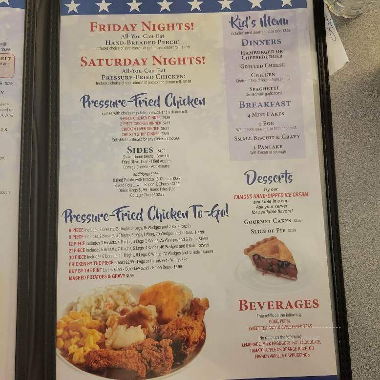 Liberty Restaurant - Liberty, IN menu_pic