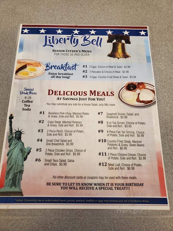 Liberty Restaurant - Liberty, IN menu_pic