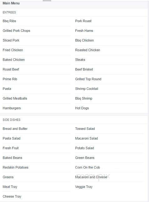 Guys Award Winning BBQ - Newton Falls, OH menu_pic