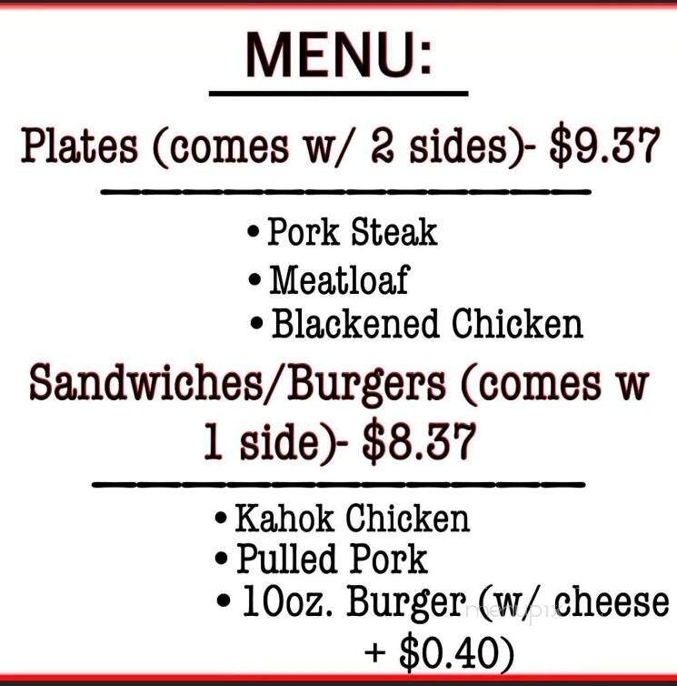 Cafe Agape Express - Collinsville, IL menu_pic