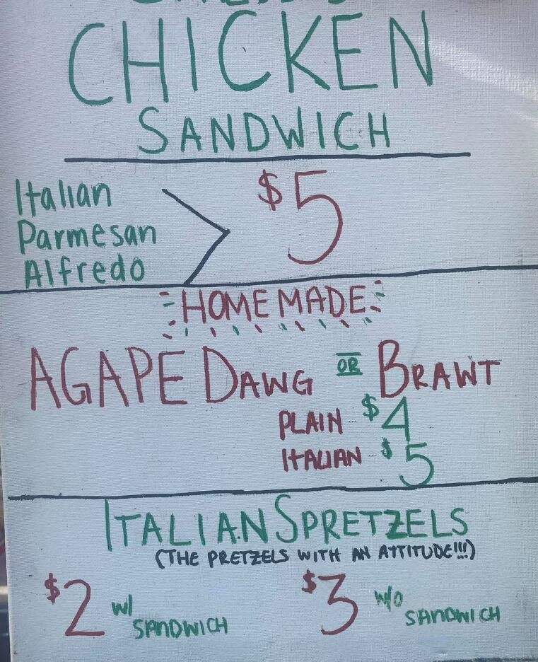 Cafe Agape Express - Collinsville, IL menu_pic