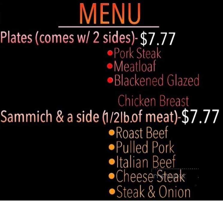 Cafe Agape Express - Collinsville, IL menu_pic