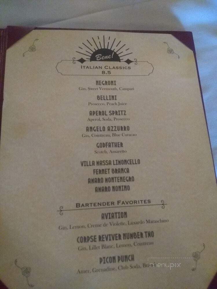 Pizza Bene! - Placerville, CA menu_pic