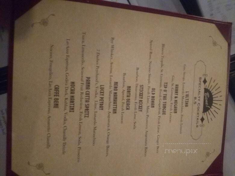 Pizza Bene! - Placerville, CA menu_pic