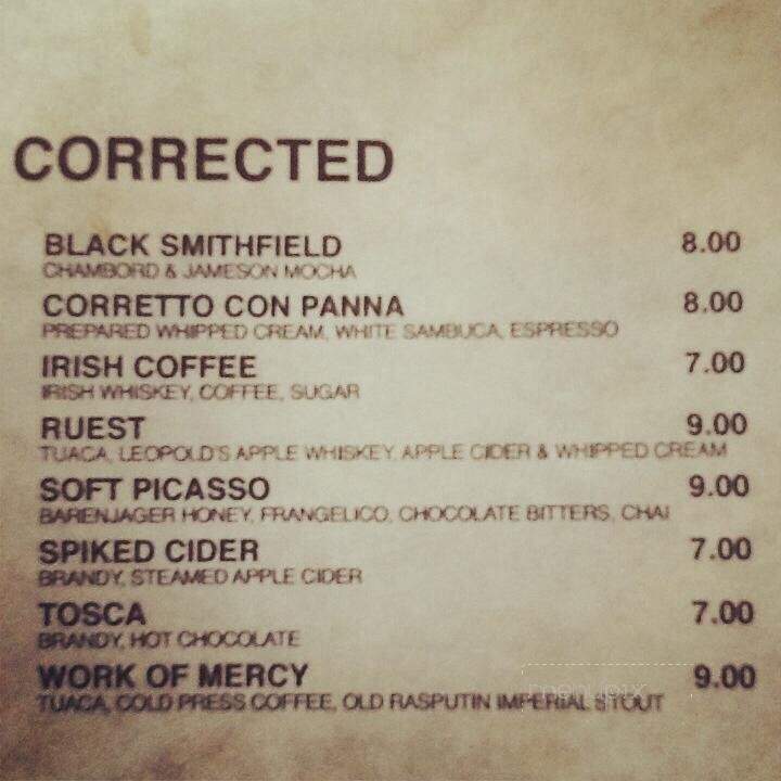 Bourgeois Pig - Lawrence, KS menu_pic