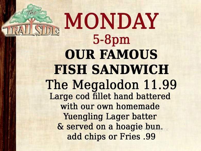 The Trailside - West Newton, PA menu_pic