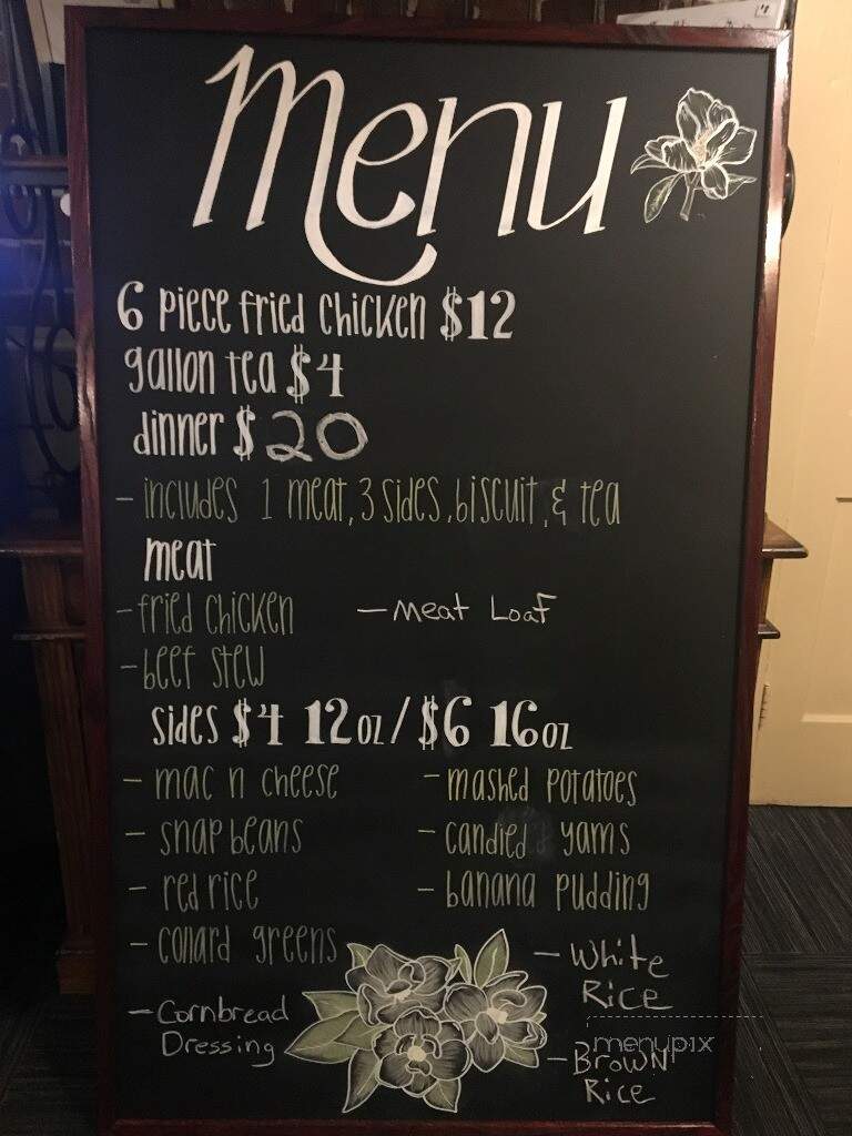 Mrs. Wilkes' Dining Room - Savannah, GA menu_pic