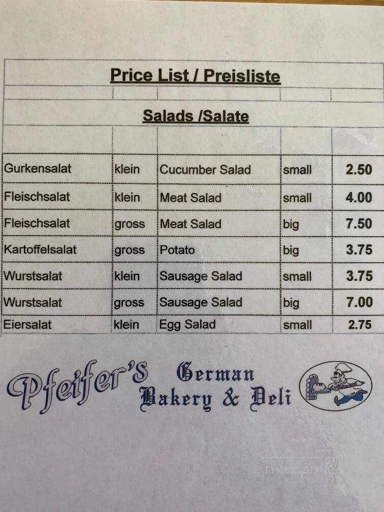 Pfeifer's German Bakery - Harker Heights, TX