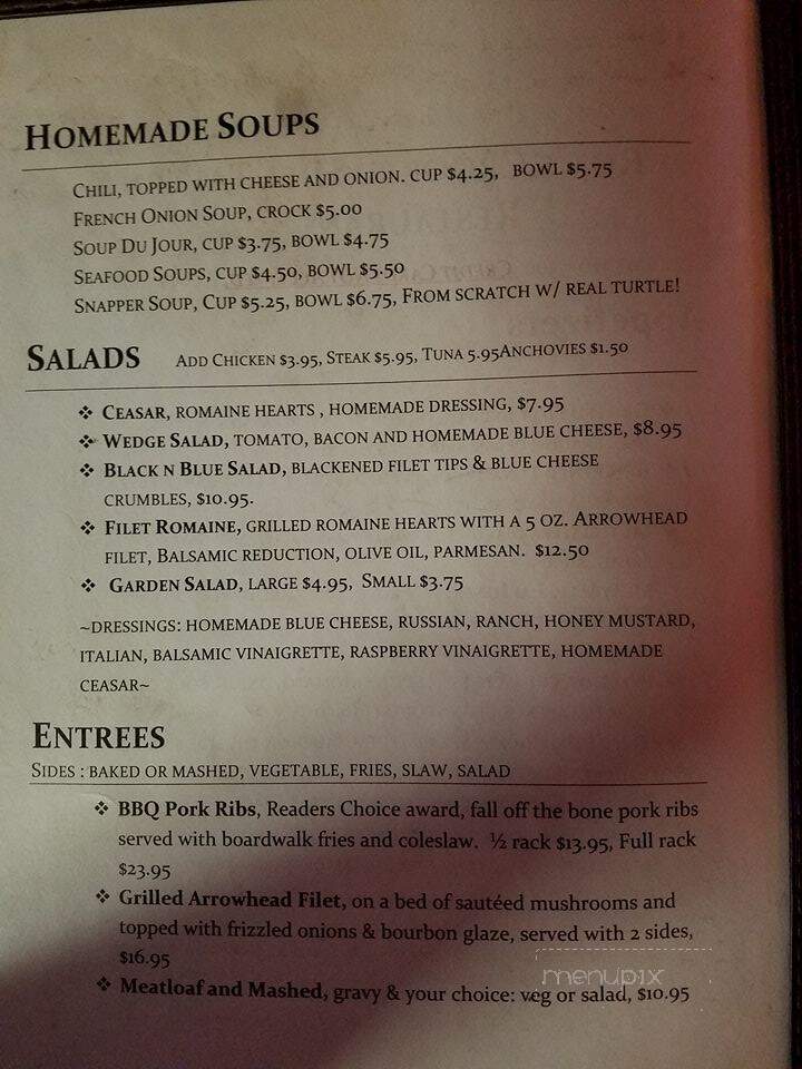 Ron's Crooked Hill Tavern - Pottstown, PA menu_pic