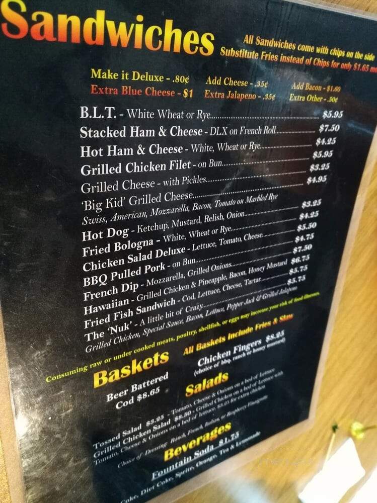 Chatterbox - Benton Harbor, MI menu_pic