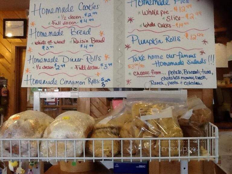 Wood Winds Restaurant & Pizza - Onaway, MI menu_pic