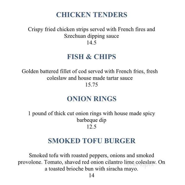 The Hillcrest Dining Room - Revelstoke, BC menu_pic