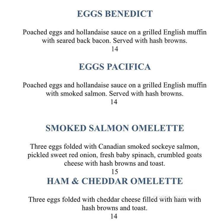 The Hillcrest Dining Room - Revelstoke, BC menu_pic