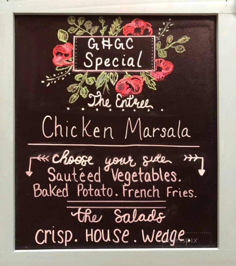Green Hills Golf Club Restaurant - Mount Vernon, IL menu_pic