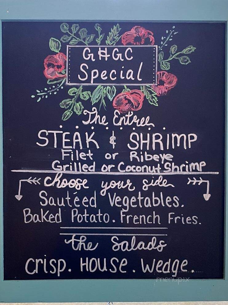 Green Hills Golf Club Restaurant - Mount Vernon, IL menu_pic