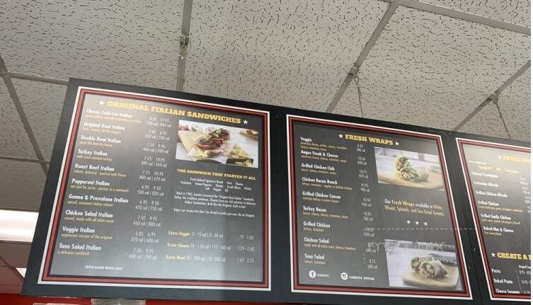 Amato's Italian Sandwich - Norway, ME menu_pic