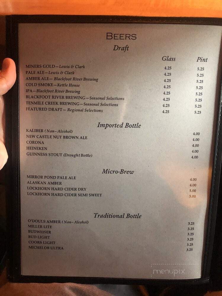 On Broadway - Helena, MT menu_pic