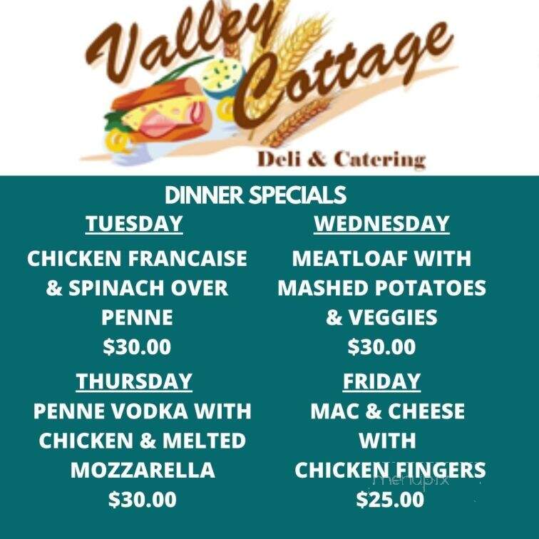 Valley Cottage Deli - Valley Cottage, NY menu_pic
