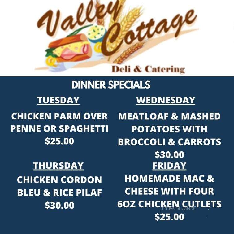 Valley Cottage Deli - Valley Cottage, NY menu_pic